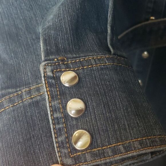 Moda International Long Jean Dress/Jacket - Picture 9 of 9